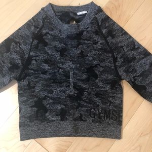 Gymshark camo seamless crop top
